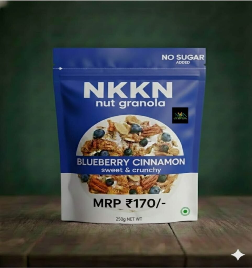 NKKN Brand Nut Granola  with blueberry and cinnamon